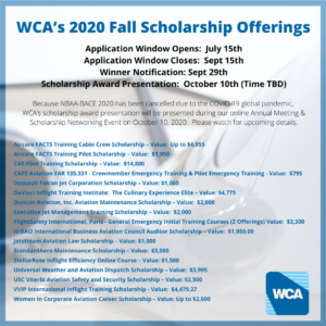 2020 Fall Scholarships Are Now Available!