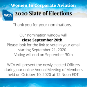 Our Nominations Window Will Close September 20, 2020