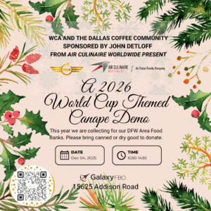 Dallas World Cup Themed Canape Demo December 04, 2025